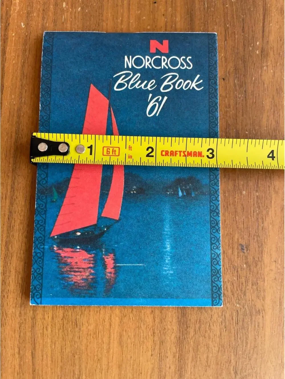 Norcross Blue Book 1961 Purse Calendar Booklet Unused